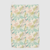 Serviette De Golf Motif floral moderne (Devant)