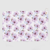 Serviette De Golf Motif floral romantique (Horizontal)