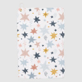 Serviette De Golf Motif Fun Star (Devant)
