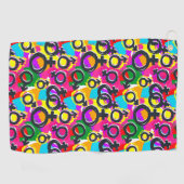Serviette De Golf Motif Gay pride de Neon (Horizontal)