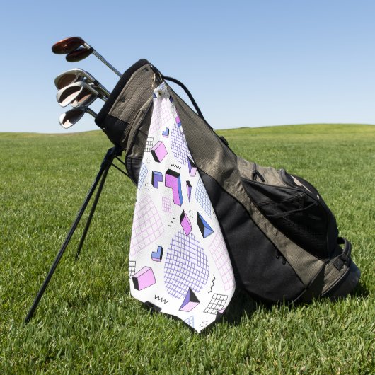 Serviette De Golf Motif géométrique 13 (Vert)