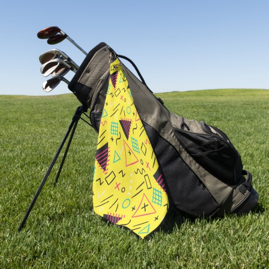 Serviette De Golf Motif géométrique 6 (Vert)