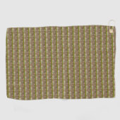 Serviette De Golf Motif géométrique abstrait (Horizontal)