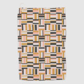 Serviette De Golf Motif géométrique de forme (Devant)