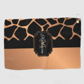 Serviette De Golf Motif Giraffe (Horizontal)