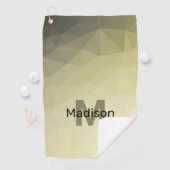 Serviette De Golf Motif gris clair gris foncé (En situation)