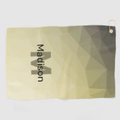 Serviette De Golf Motif gris clair gris foncé (Horizontal)