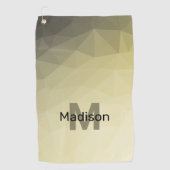 Serviette De Golf Motif gris clair gris foncé (Devant)