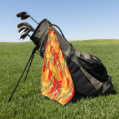 Serviette De Golf Motif gris saxophone (Vert)