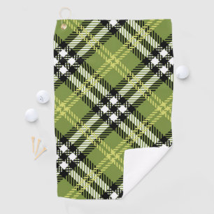 Serviette De Golf Motif irlandais vert de plaid