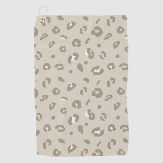 Serviette De Golf Motif Léopard (Devant)