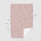 Serviette De Golf Motif Léopard Féminin (En situation)
