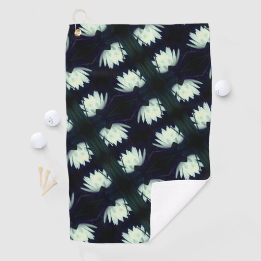 Serviette De Golf Motif Lily Lotus Water (En situation)