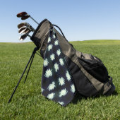 Serviette De Golf Motif Lily Lotus Water (Vert)