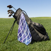 Serviette De Golf Motif marocain : Pourpre (Vert)