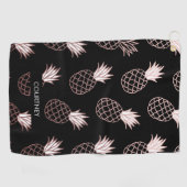Serviette De Golf Motif mignon d'ananas (Horizontal)