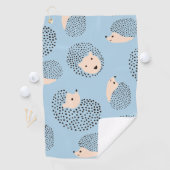 Serviette De Golf Motif moderne de Cute Hedgehog (En situation)