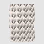 Serviette De Golf Motif moderne de pluie (Devant)