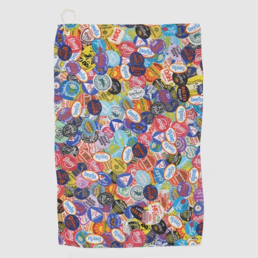 Serviette De Golf Motif Montage Sticker Fruit (Devant)