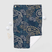 Serviette De Golf motif paisley (En situation)