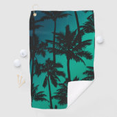 Serviette De Golf Motif Palm Tree (En situation)