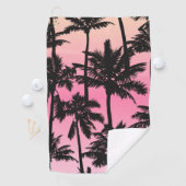 Serviette De Golf Motif Palm Tree (En situation)