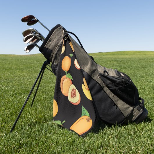 Serviette De Golf Motif pêche 5 (Vert)
