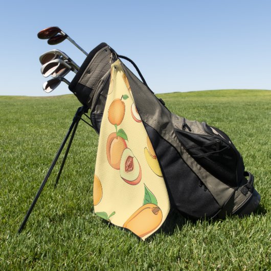 Serviette De Golf Motif pêche 7 (Vert)