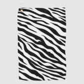 Serviette De Golf Motif rayure de zèbre (Devant)