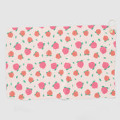 Serviette De Golf Motif rose pâle (Horizontal)