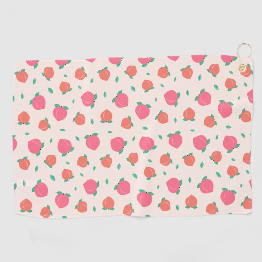 Serviette De Golf Motif rose pâle (Horizontal)