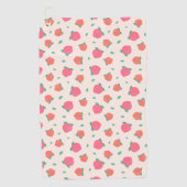 Serviette De Golf Motif rose pâle (Devant)