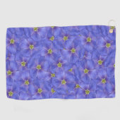 Serviette De Golf Motif sans couture bleu (Horizontal)
