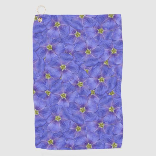 Serviette De Golf Motif sans couture bleu (Devant)