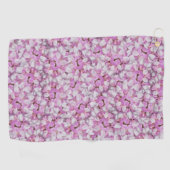 Serviette De Golf Motif sans fil Crown Vetch (Horizontal)