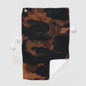 Serviette De Golf Motif sans fil Tortoiseshell, Chic TortoiseShell (En situation)