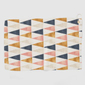 Serviette De Golf Motif scandinave de drapeau de marine (Horizontal)