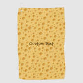 Serviette De Golf Motif suisse au fromage (Devant)