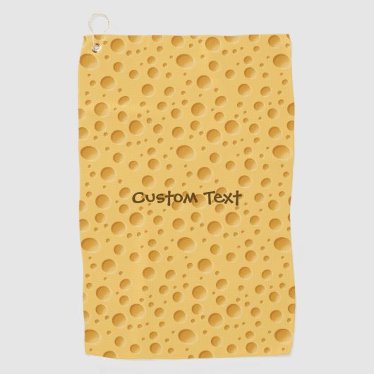 Serviette De Golf Motif suisse au fromage (Devant)