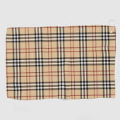Serviette De Golf Motif Tartan Écossais (Horizontal)