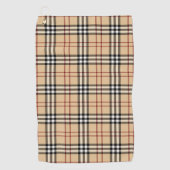 Serviette De Golf Motif Tartan Écossais (Devant)