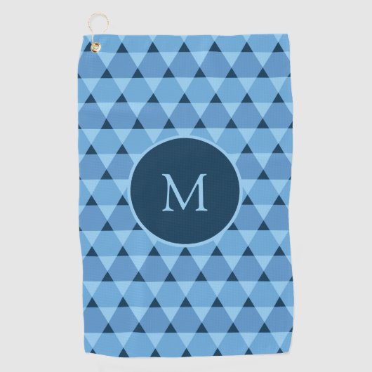 Serviette De Golf Motif triangles (Devant)