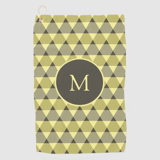 Serviette De Golf Motif triangles (Devant)