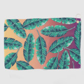 Serviette De Golf Motif tropical (Horizontal)