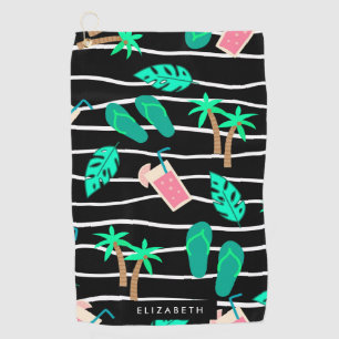 Serviette De Golf Motif tropical