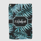 Serviette De Golf Motif tropical (Devant)