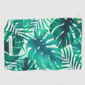 Serviette De Golf Motif tropical (Horizontal)