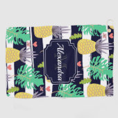 Serviette De Golf Motif Tropical (Horizontal)