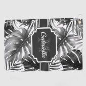 Serviette De Golf Motif tropical (Horizontal)