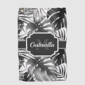 Serviette De Golf Motif tropical (Devant)